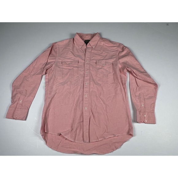 Wrangler Other - Wrangler Gold Mens 16 1/2x34 Pink Button Down Long Sleeve Shirt USA Made